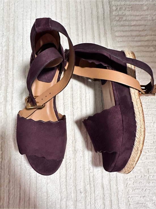 Chloe Shoes - Authentic CHLOE Suede Wedge Espadrilles 💃🏻🌹🍷